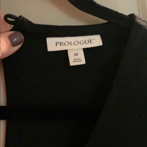 Black thicker material fancy jumpsuit - Picture 5 of 5